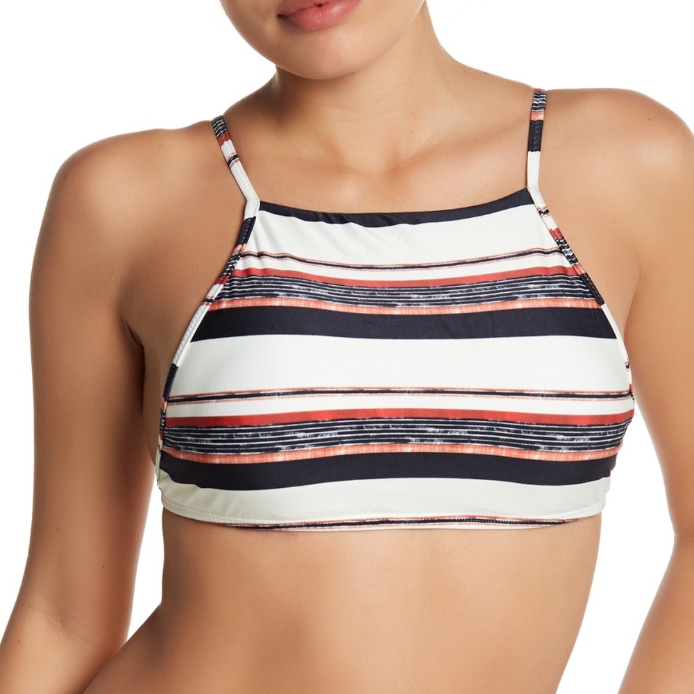 VIX Thai High Halter Neck Bikini Top NWT size L